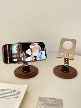 360度回転可能な金属製スマホスタンド【デスク用・iPad対応・動画視聴に最適】