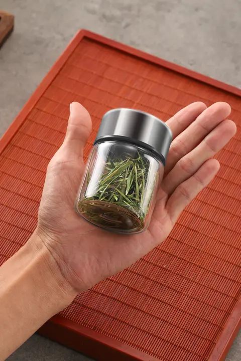 持ち運び便利な茶葉収納ボックス【ミニサイズ・密封タイプ】