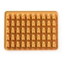 可愛いミニベアハートシリコン製グミ型【ベイビーお菓子用・焼き菓子対応】