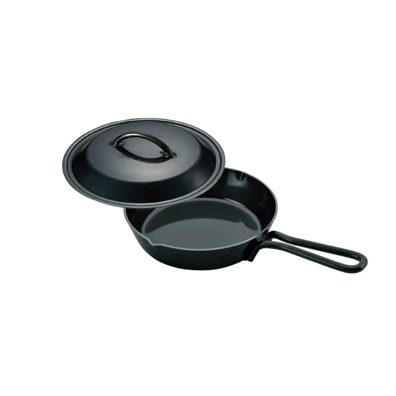 キャンプ フライパン フラットパン 10inch 鉄製の実用性と使用シーン