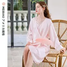 真絲キャミソールワンピースとスリーブレスガウン【中国風・夏用・シルク製】（セットアップ対応）