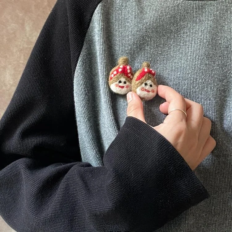 可愛いウールフェルト動物キャラクター ブローチ：手作りオーナメントの実用性とコストパフォーマンスを検証