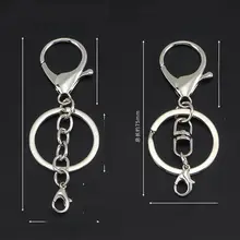 合金製ロブスタークリップキーリング【DIYアクセサリー用・四点セット】