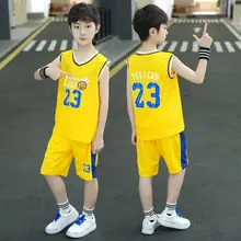 男の子用バスケットボールウェア【夏用・薄手・速乾性・タンクトップ・パンツ】（セットアップ対応）