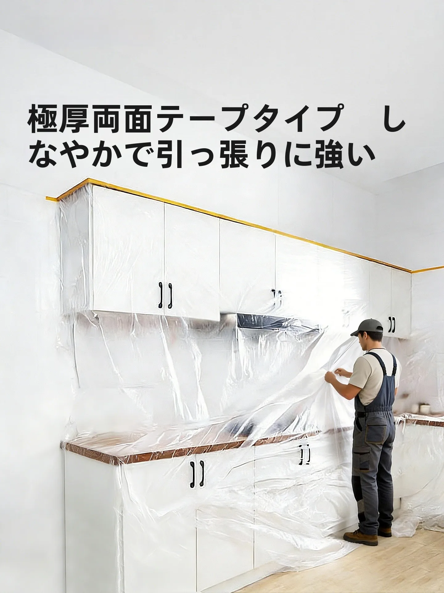 家周りDIYで家具を守るための「防塵プラスチックフィルム」は本当に必要？