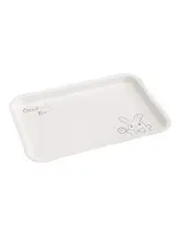 キッチン用 長方形プラスチックトレイ【フルーツ・お茶・お菓子用・耐衝撃・お手入れ簡単】