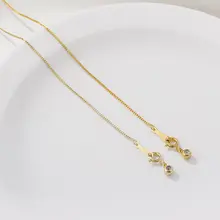14K包金調整可能なビーズ通し用O字チェーンボックスチェーンDIYアクセサリー