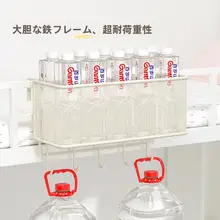 大容量ベッドサイド収納ラック【クリームデザイン・掛けられるバスケット・寝室用】