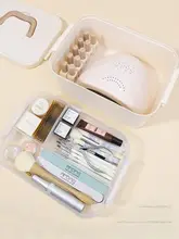 大容量デスク整理用二層ネイルポリッシュ収納ボックス【生活用品分類用・ツールボックス ・ネイルサロン用】