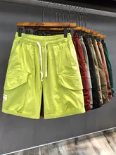 アウトドアキャンプ用 ヴィンテージスタイル アイスシルク製ワークショートパンツ【フィット・夏用】