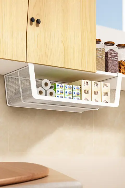 キッチン収納ラック【下掛けタイプ・調味料用・多機能】（セットアップ対応）