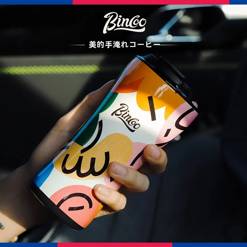 Bincoo ステンレス鋼保温カップ：陶器内蔵による実用的な保温保冷性能と持ち運びのバランス