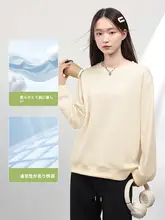 女性用 クルーネック トレーナー【アメリカンスタイル・無帽・フィット・春秋用】