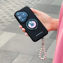 液体シリコン製スマートフォンケース【スタンド付き・ストラップ対応・夏向け】