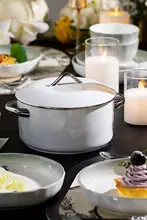 高級感ある陶器製 食器セット【美しいデザイン・フルセット・皿とボウル】
