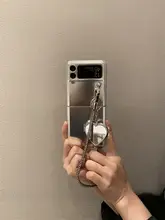 高級感のあるマット仕上げハート型コンパクトミラー【手持ちタイプ・折りたたみ式のスマートフォンケース対応・個性的なデザイン】
