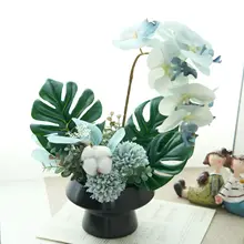 北欧風 シンプルなデザインの蝴蝶蘭造花【リビング・寝室・バルコニー用デコレーション】