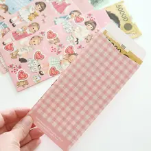 ポチ袋 マネー封筒 紙袋 可愛いキャラクター 韓流 ギフト 現金 チケット 5枚セット「afrocat」