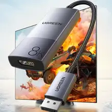 dpからhdmi2.1への変換アダプター デスクトップパソコン用 グラフィックカード 8K 高画質 テレビ モニター接続