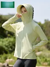 軽量で通気性抜群の紫外線対策用スキンプロテクションジャケット【夏用・アイスシルク・レディース】