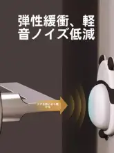 可愛いデザインの防撞ドアストッパー【ソフトラバー・静音仕様・家庭用】
