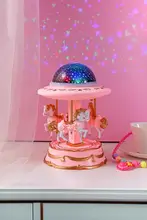星空投影の回転木馬音楽ボックス【カートゥーンデザイン・誕生日プレゼントに最適】