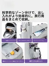 大容量 通勤旅行用バックパック【デイハイキング・パソコン収納・ダブルショルダー】