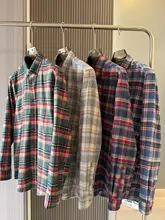 極上の柔らかさ！コットン素材のチェックシャツ【春秋用・肌触りの良い・メンズ・カジュアル】