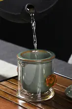 親韻 陶器製紅茶用ティーセット【旅行・携帯可能・急須とカップ4個付き】