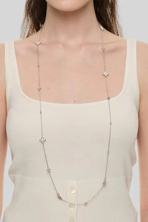 デザイン性に優れたロングネックレス【重ね付け対応・セレクトアクセサリー】