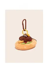 可愛いダックスフンドのハンバーガーネックレス【カートゥーンデザイン・プレゼントにも最適】