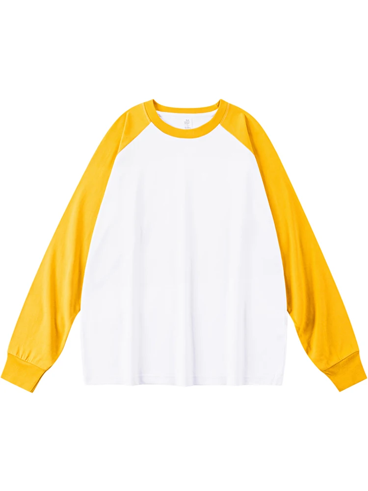 柔らかな着心地の長袖Tシャツ：コットン100%で春に最適なゆったりデザイン