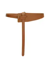 CAMPING KIDDIE レディースファッション用細ベルト【真皮・装飾デザイン・スカート合わせ】