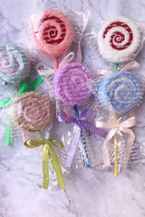 子供向け記念品！実用的なタオル付きキャンディ【幼稚園用・贈り物】