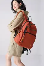 多層デザインのキャンバスバックパック【通勤・旅行・大容量・PC収納可能】