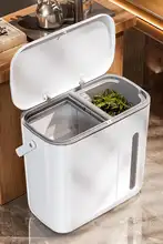 茶水用ゴミ箱【茶渣分別・濾過機能付き・コンパクト】