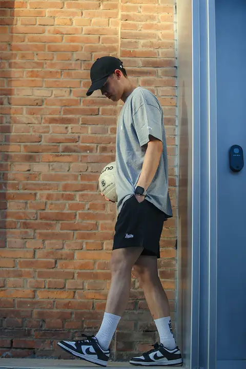 BALLHO メンズ 夏用 吸汗速乾トレーニングショートパンツ【バスケットボール・ルーズフィット・五分丈】