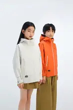 子供用 アウトドア防風防水ハードシェルジャケット【男女兼用・大人サイズ対応】