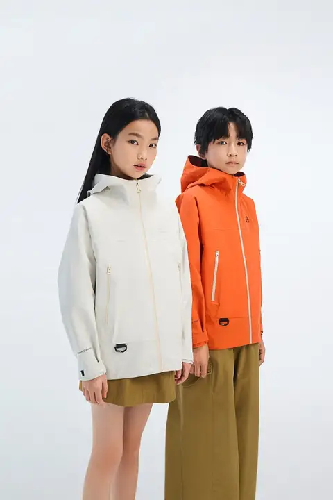 子供用 アウトドア防風防水ハードシェルジャケット【男女兼用・大人サイズ対応】
