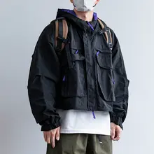 ジャケット メンズ アウトドア カジュアル ショートフード ゆったり トレンド
