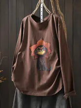春先にぴったりなデザインの猫柄Tシャツ【レトロカジュアル・極上の柔らかさ】