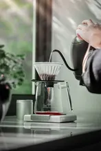 コーヒーサーバー ティーポット ガラス 目盛り付き ハンドドリップ 紅茶 「MUVNA」