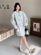 春夏用 アウトドアスタイルのウィンドブレーカーとミニスカートの二重構造【カジュアル・女性用・スポーティ】（セットアップ対応）