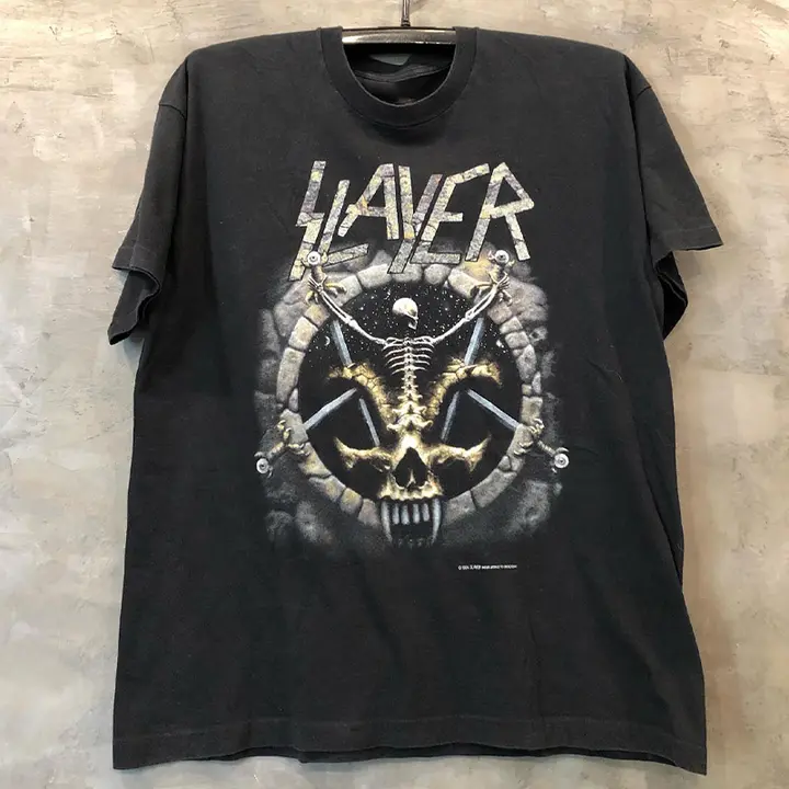 Slayer バンド メンズ・レディースTシャツ【短袖・ストリートスタイル・ロックデザイン】