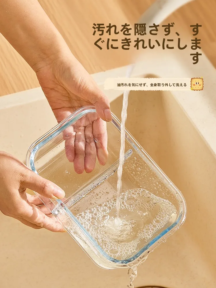 耐熱ガラス製ランチボックス：持ち帰り容器の衛生性と多様な食品対応を実現