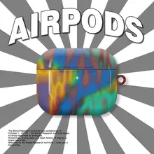 夢幻的なカラーポイントデザインのAirPods用ハードケース【レトロスタイル・光沢仕上げ】