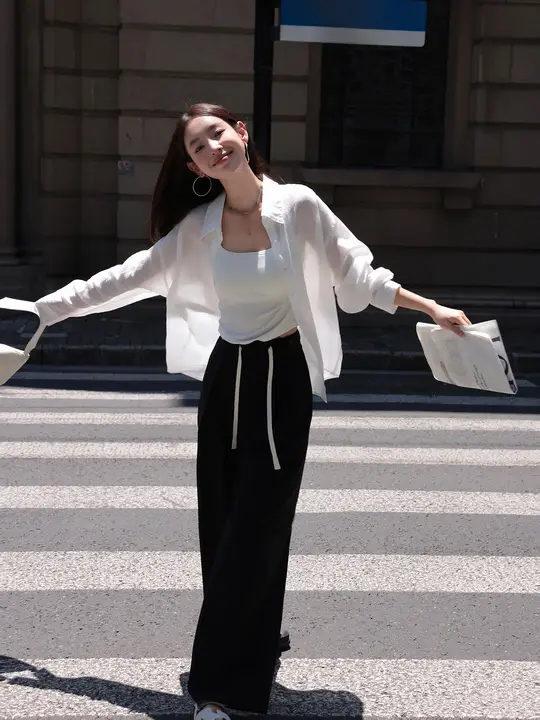 ibell レディース ベーシックカラー UVカット シャツ【フィット・ゆったりデザイン】