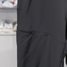 防水加工の暖かいトレーニングパンツ【立体裁剪・メンズ・加绒】