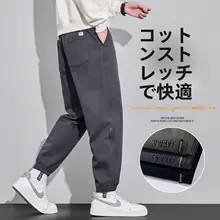ミリタリーグリーンのカジュアルワークパンツ【春夏用・アメリカンスタイル・ルーズフィット・ジョガーパンツ】（セットアップ対応）
