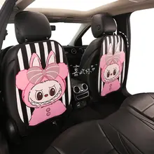 かわいいキャラクター付き車用防止マット【後席・耐摩耗・子供用・インテリア装飾】